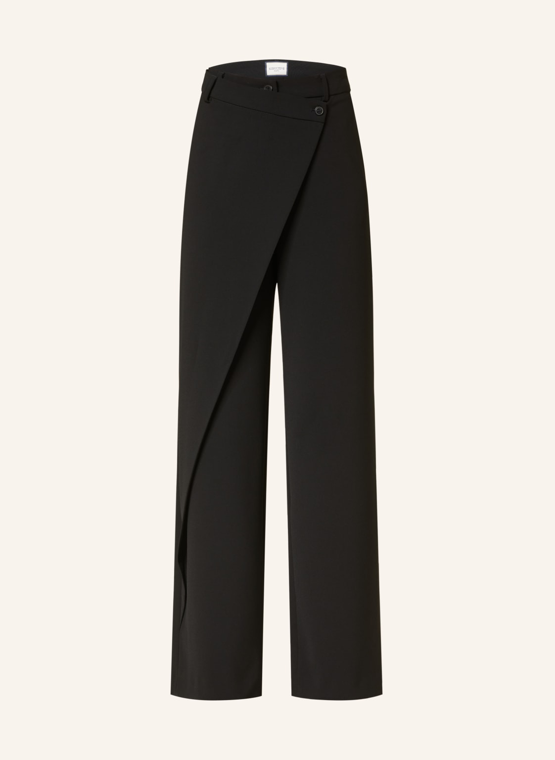 Seductive Marlenehose Juliette In Wickeloptik schwarz Seductive Marlenehose Juliette In Wickeloptik schwarz von SEDUCTIVE