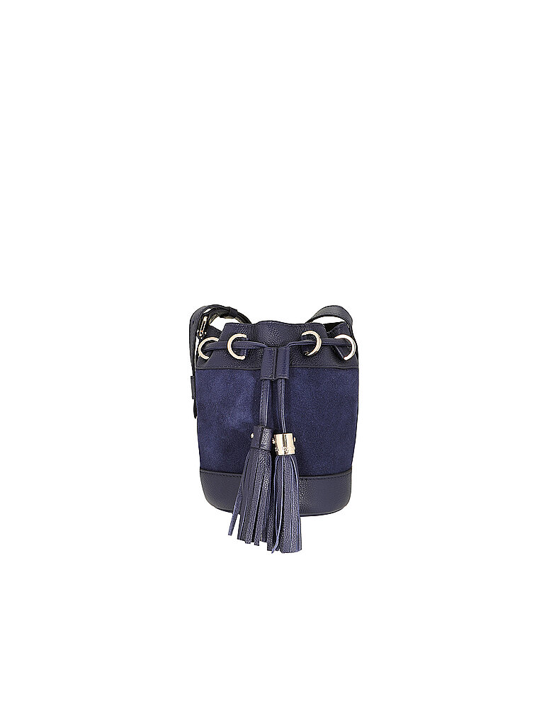 SEE BY CHLOE Ledertasche - Bucket Bag VICKI dunkelblau von SEE BY CHLOE