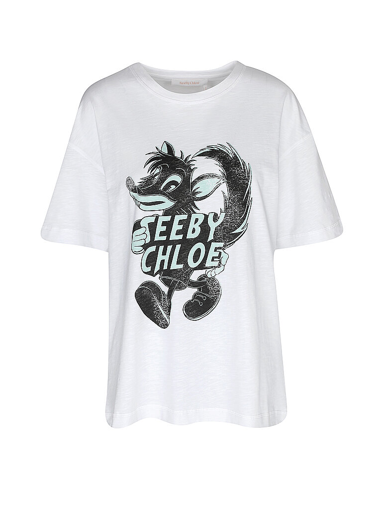 SEE BY CHLOE T-Shirt weiss | M von SEE BY CHLOE