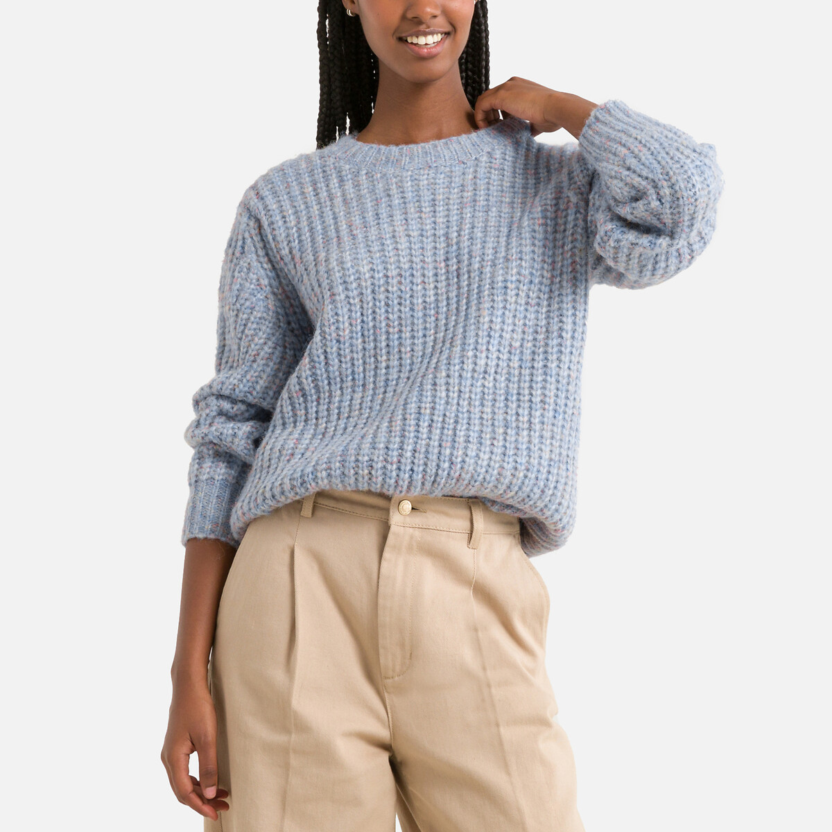 Pullover mit rundem Ausschnitt von SEE U SOON