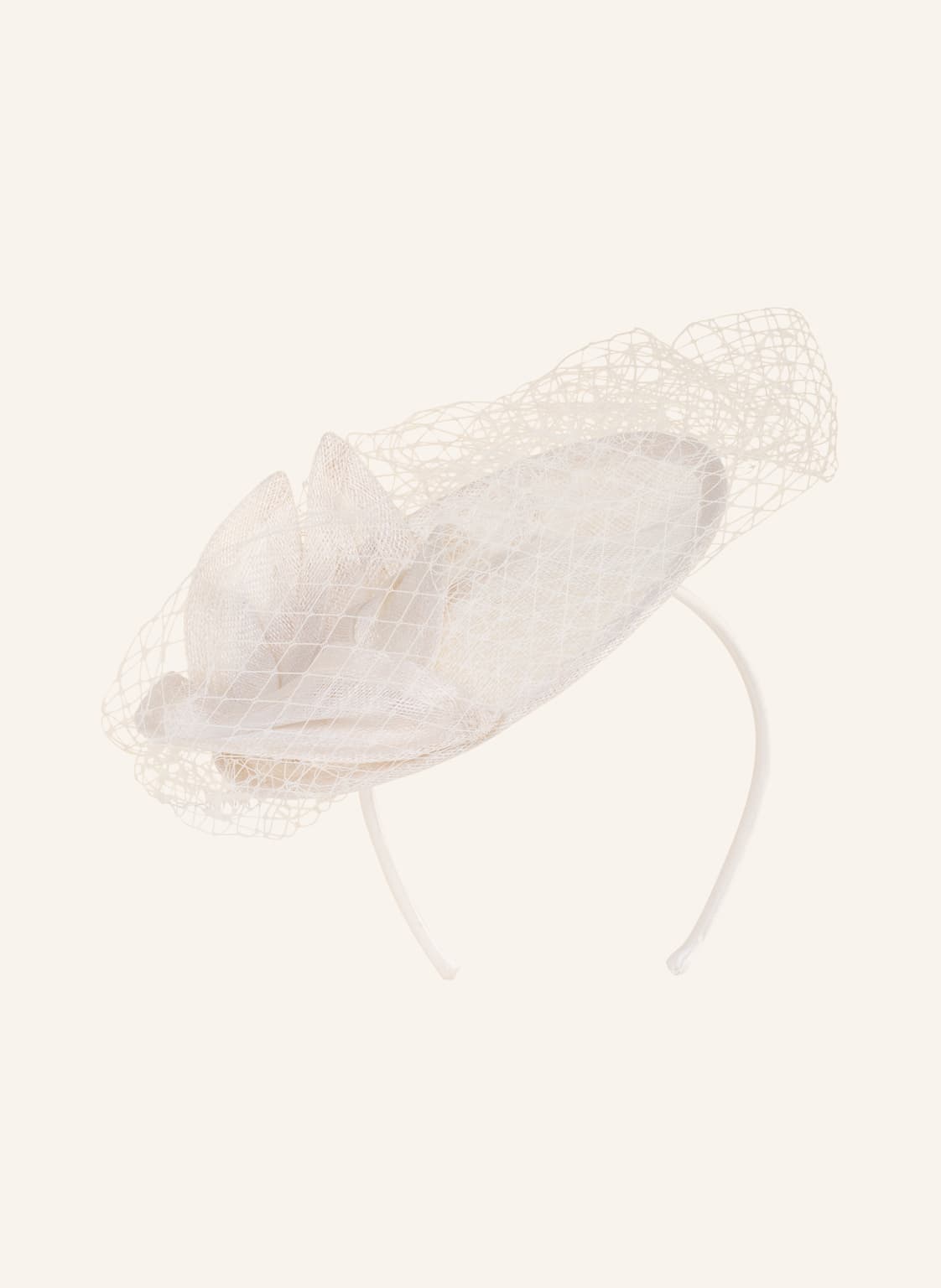 Seeberger Fascinator weiss von SEEBERGER