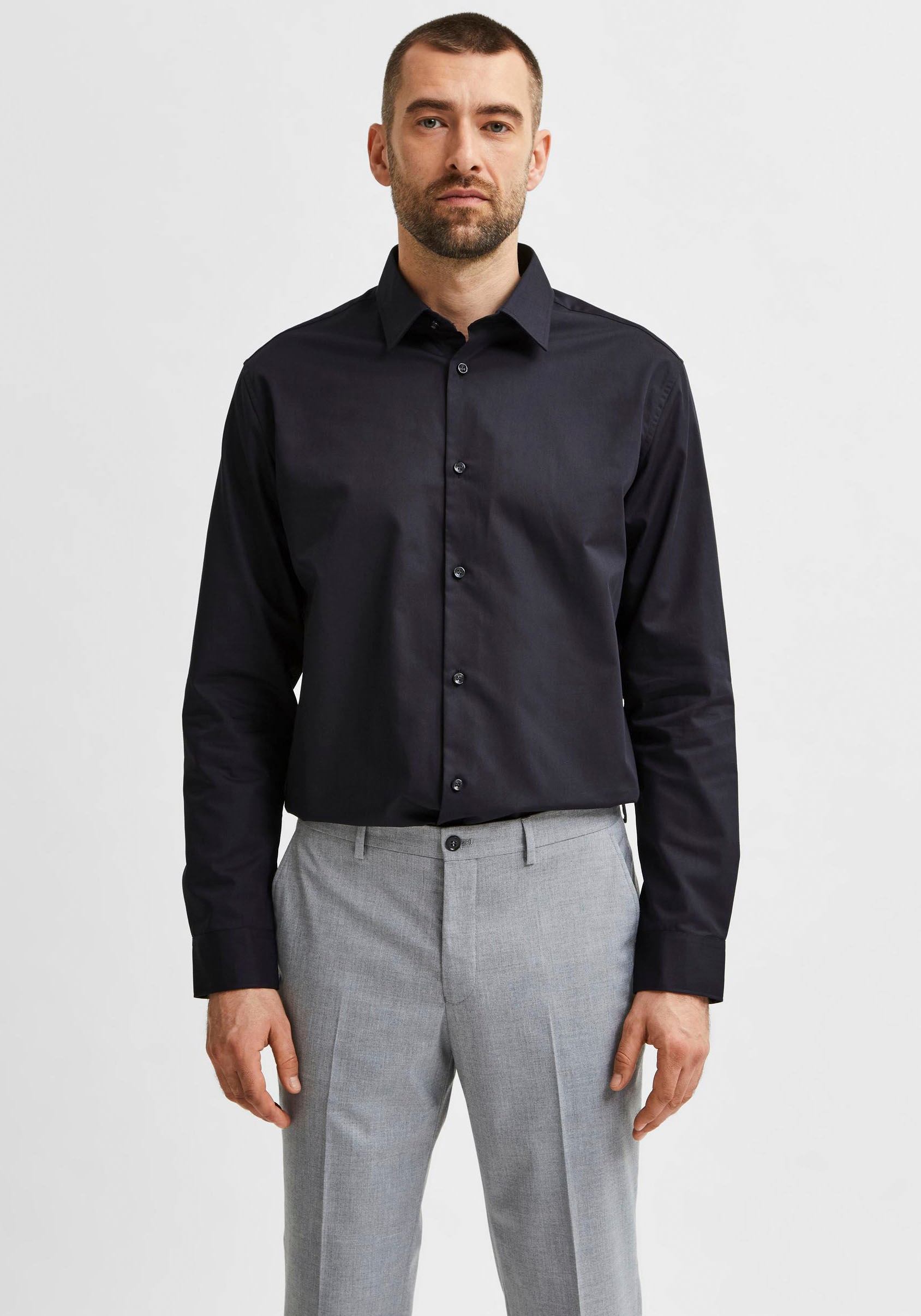 SELECTED HOMME Businesshemd »SLHSLIMETHAN SHIRT« von SELECTED HOMME