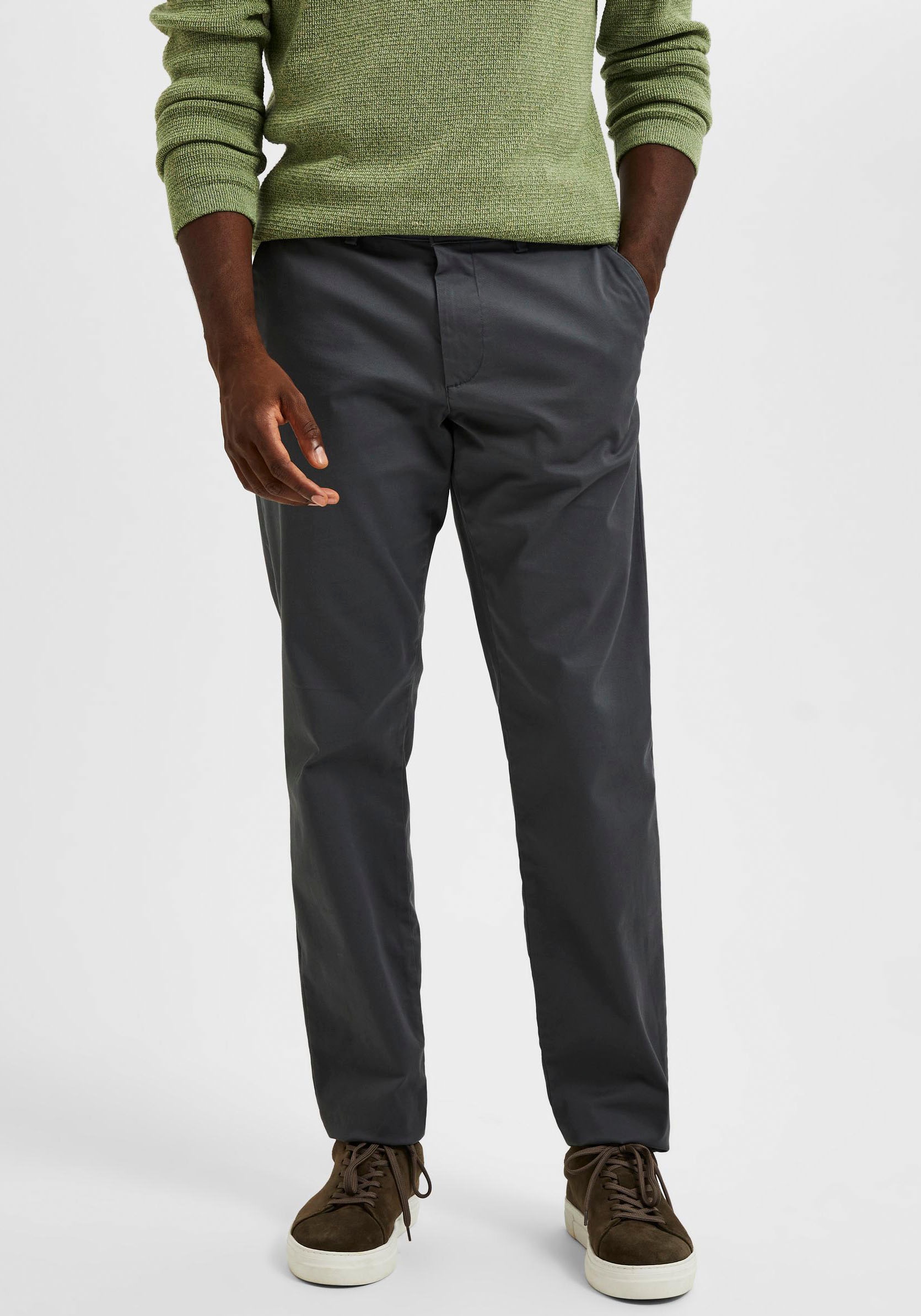 SELECTED HOMME Chinohose »SLH175-SLIM NEW MILES FLEX PANT NOOS« von SELECTED HOMME