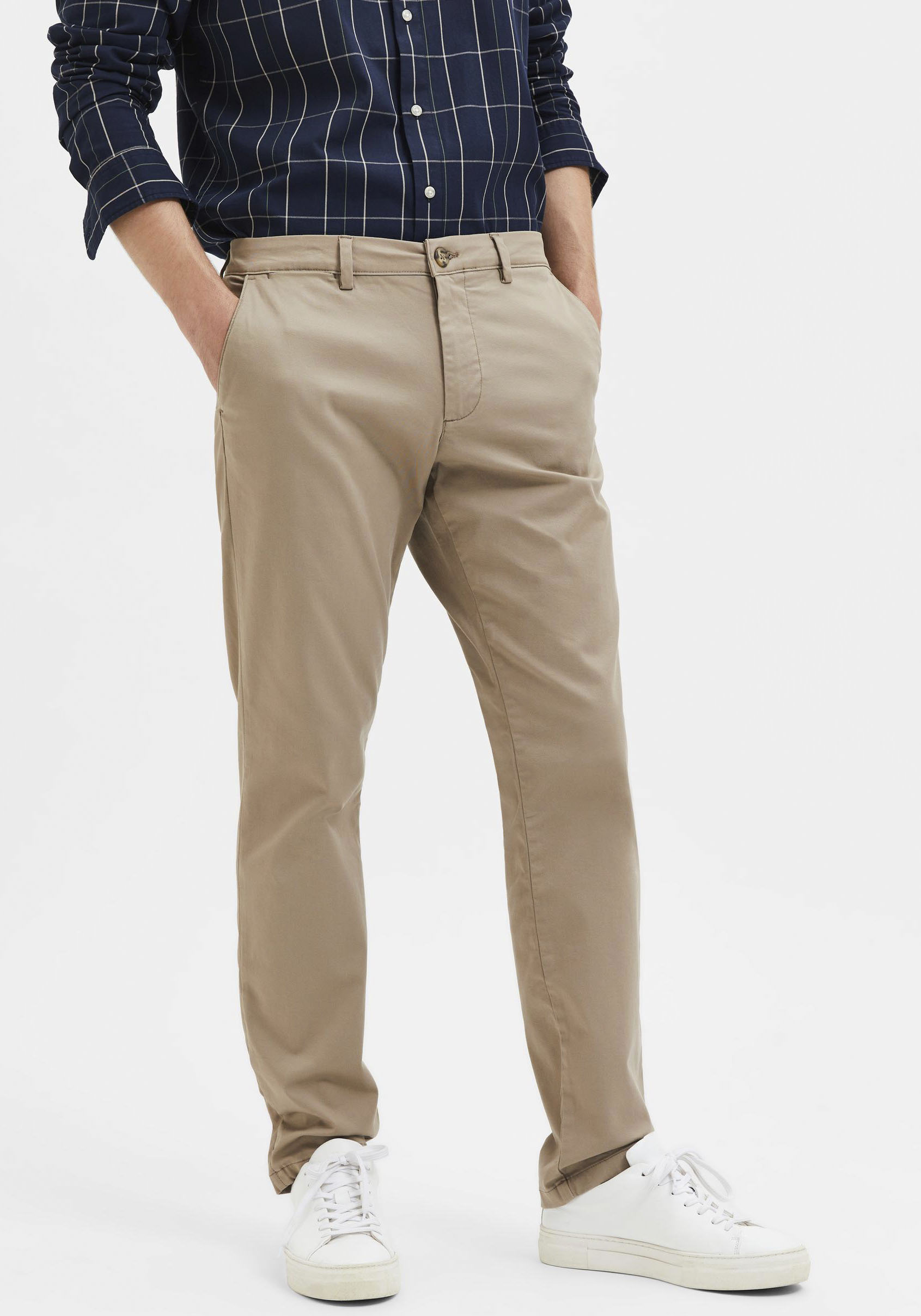 SELECTED HOMME Chinohose »SLH175-SLIM NEW MILES FLEX PANT NOOS« von SELECTED HOMME