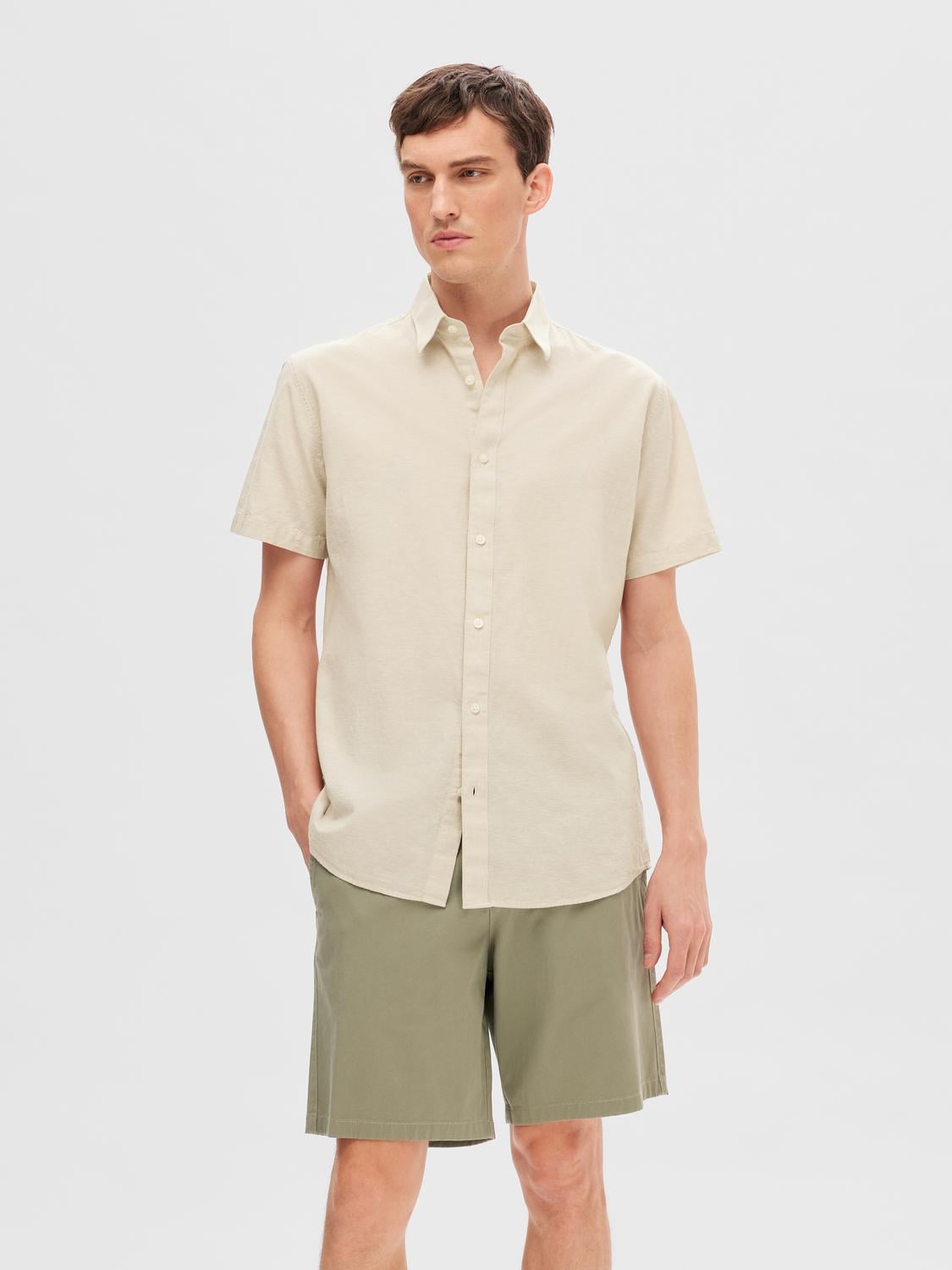 SELECTED HOMME Kurzarmhemd »SLHREG-SUN SHIRT SS NOOS« von SELECTED HOMME