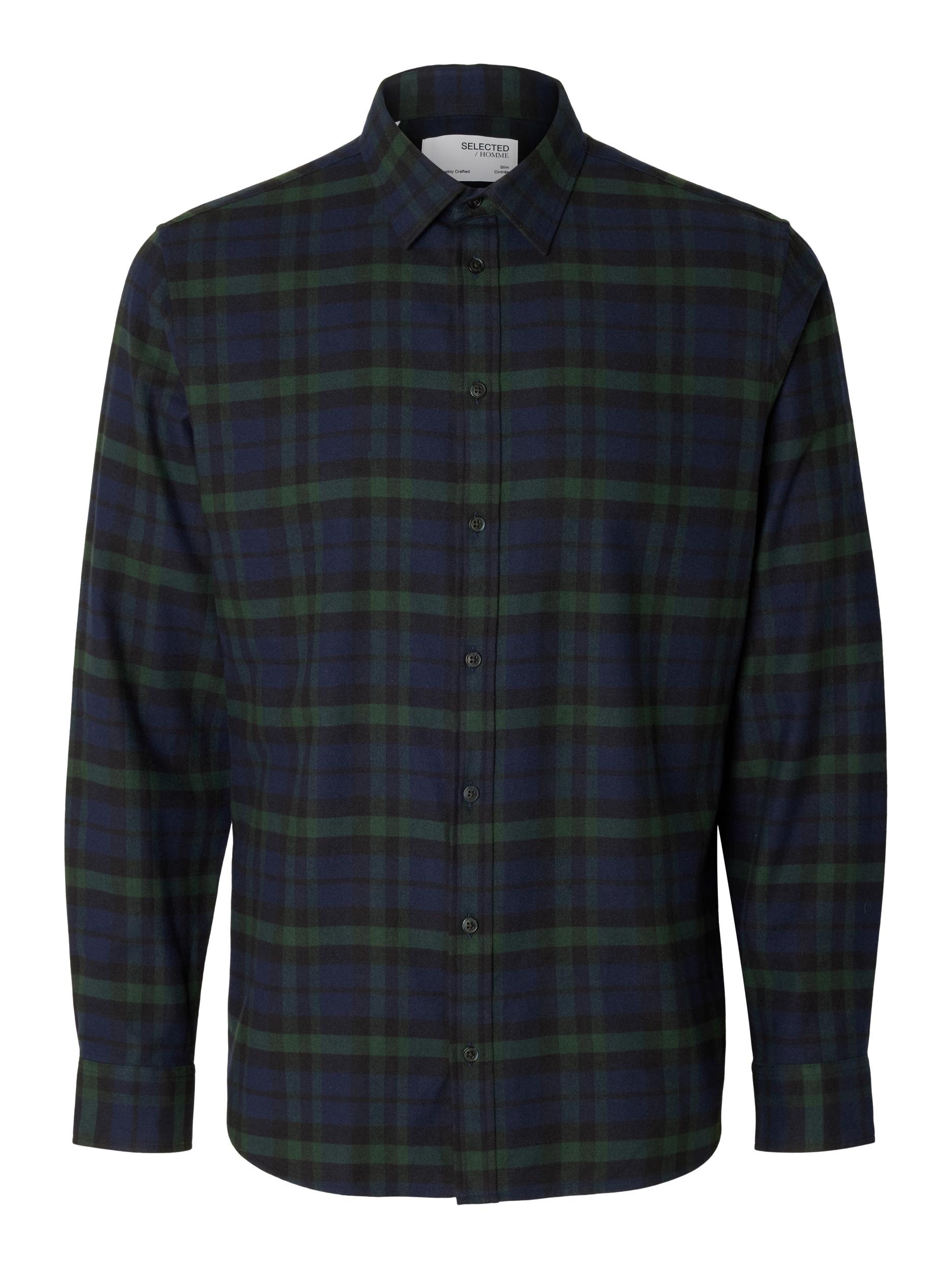 SELECTED HOMME Langarmhemd »SLHSLIMOWEN-FLANNEL SHIRT LS NOOS« von SELECTED HOMME