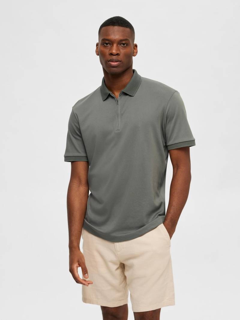 SELECTED HOMME Poloshirt »SLHFAVE ZIP SS POLO NOOS« von SELECTED HOMME