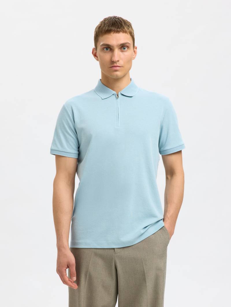 SELECTED HOMME Poloshirt »SLHFAVE ZIP SS POLO NOOS« von SELECTED HOMME