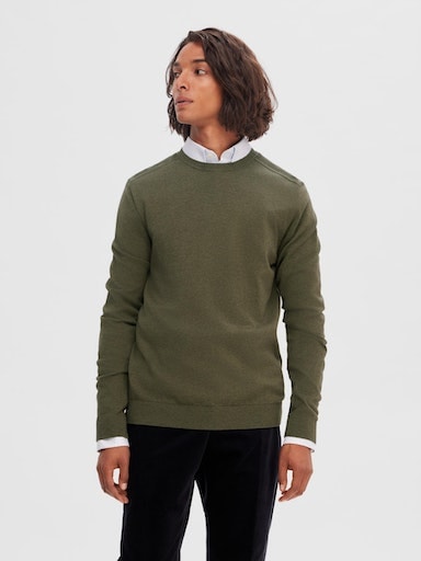 SELECTED HOMME Strickpullover »SLHBERG CREW NECK NOOS« von SELECTED HOMME