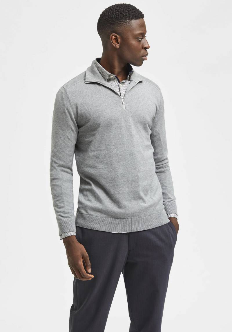 SELECTED HOMME Strickpullover »SLHBERG HALF ZIP CARDIGAN NOOS« von SELECTED HOMME