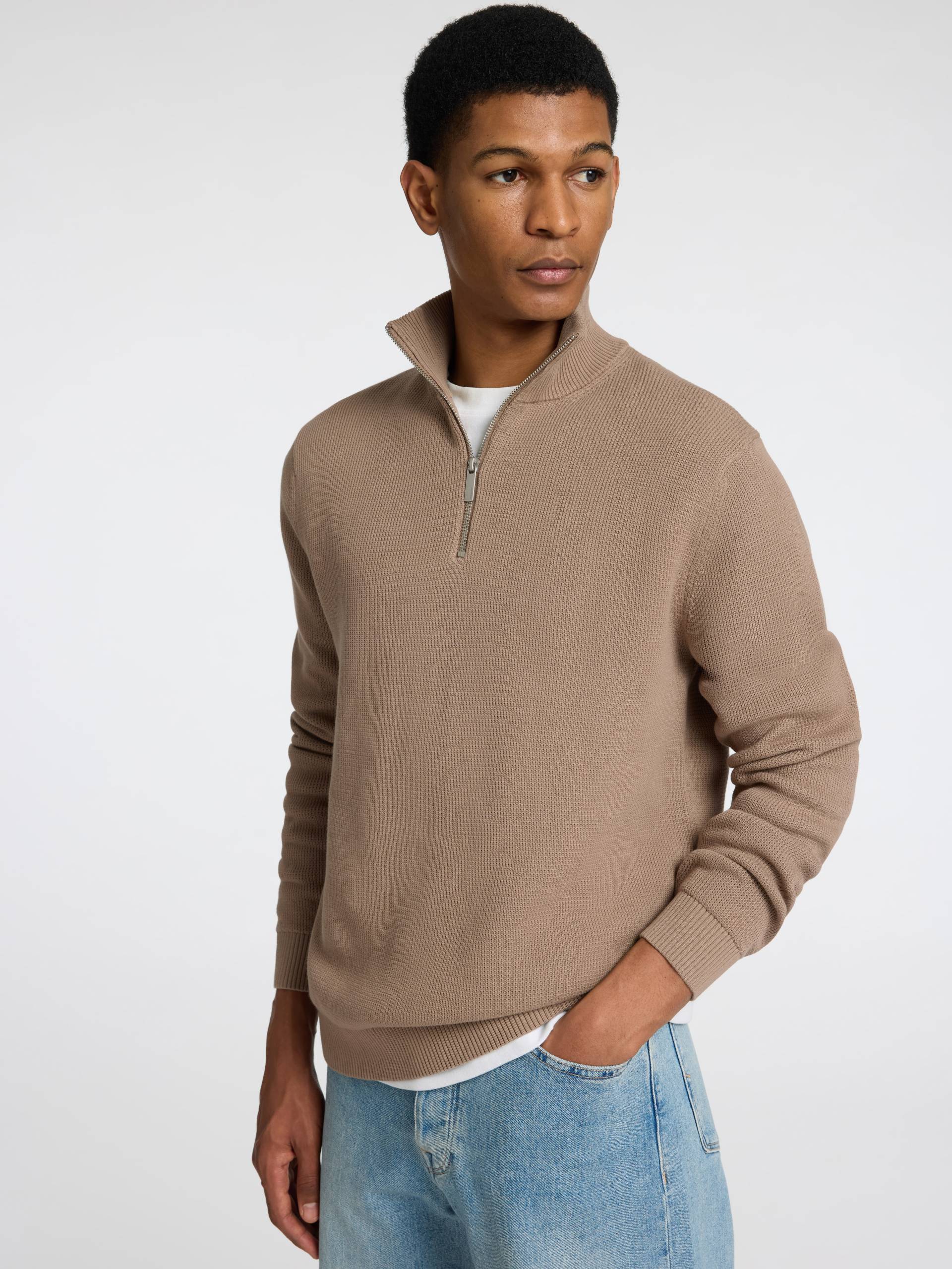 SELECTED HOMME Troyer »SLHDANE LS KNIT STRUCTURE HALF ZIP NOOS« SELECTED HOMME Troyer »SLHDANE LS KNIT STRUCTURE HALF ZIP NOOS« von SELECTED HOMME