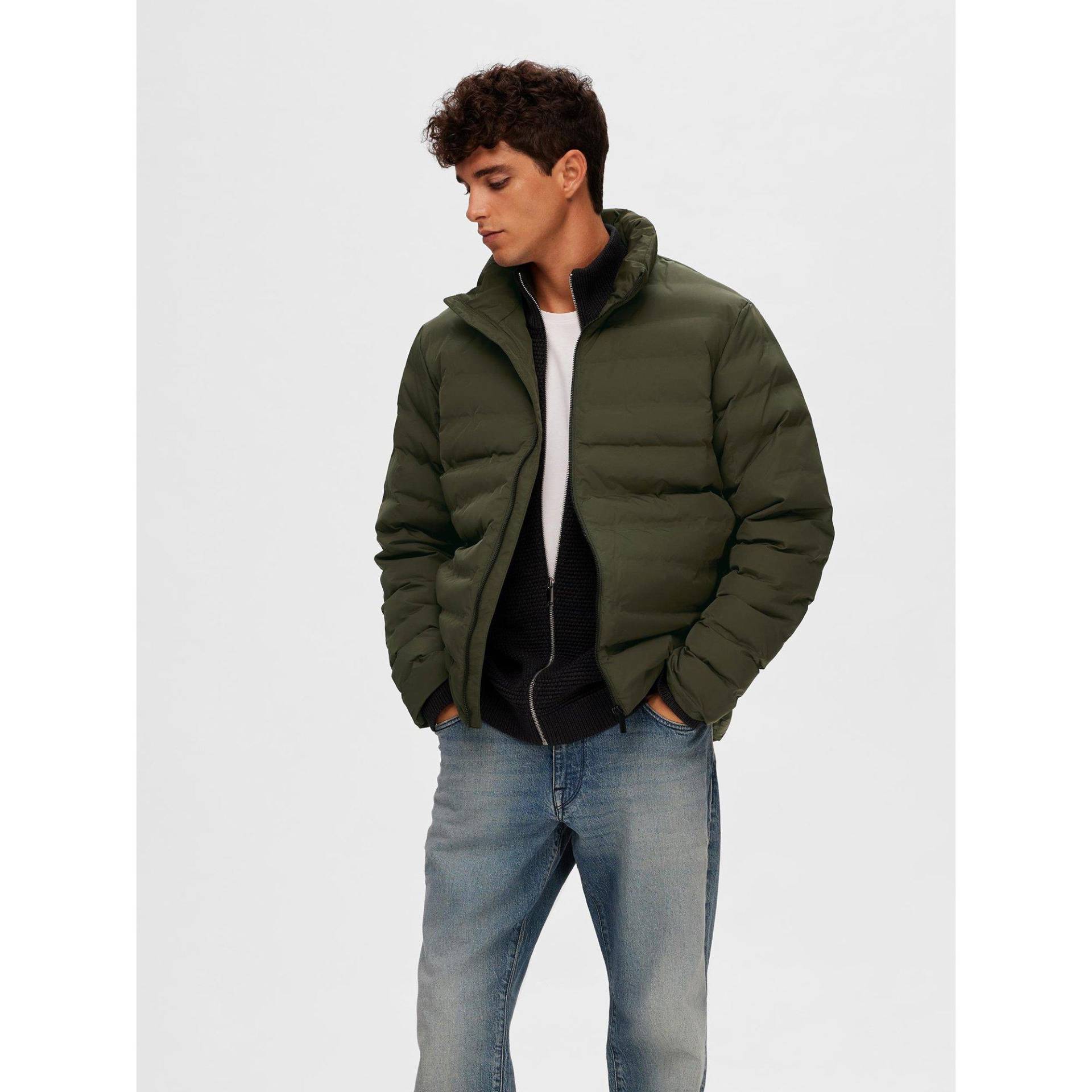 Jacke Herren Olivegrün L von SELECTED