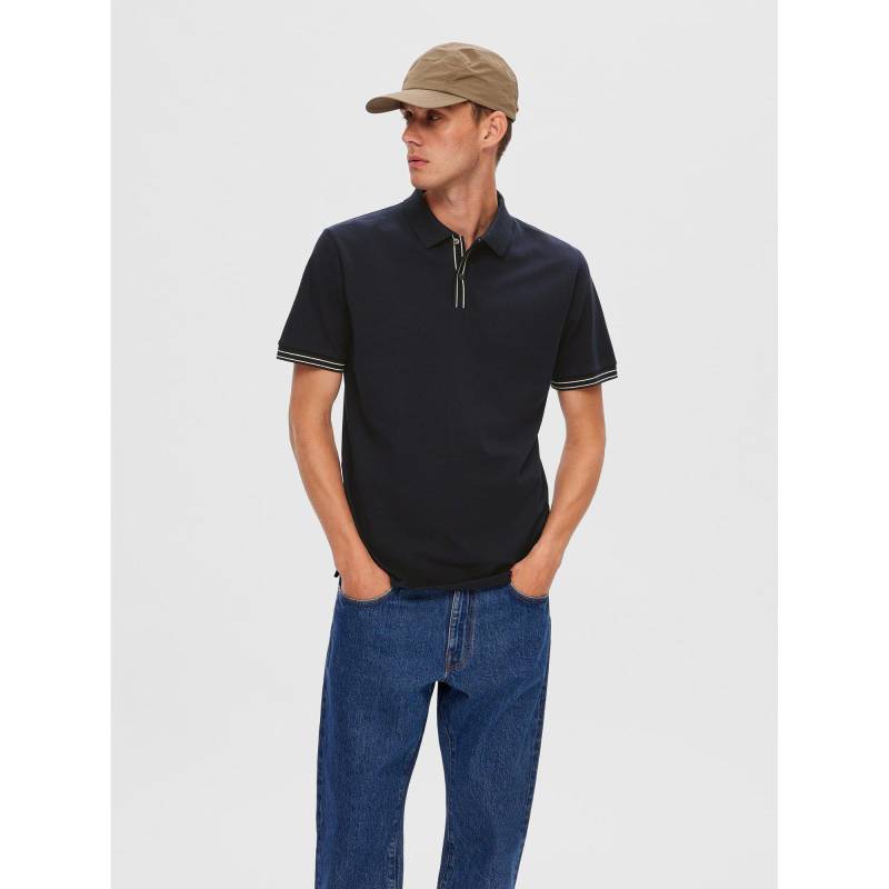 Poloshirt, Kurzarm Herren Marine S von SELECTED