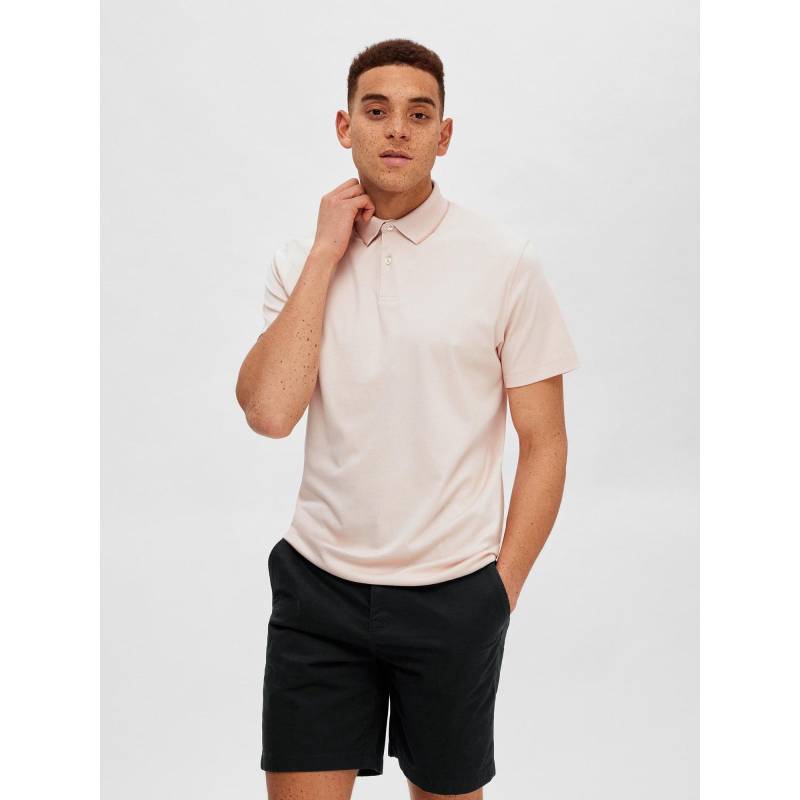 Poloshirt, Kurzarm Herren Pink XXL von SELECTED