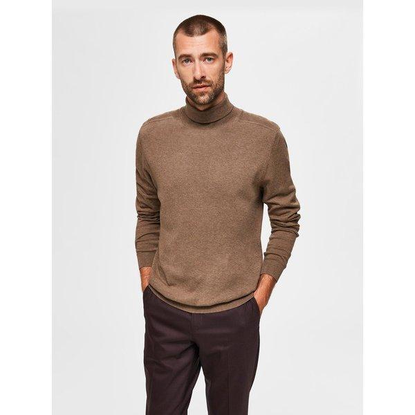 Pullover, Rollkragen Herren Nature M von SELECTED