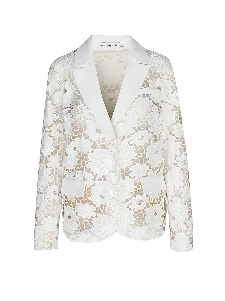 SELF-PORTRAIT Blazer weiss | 32 von SELF-PORTRAIT