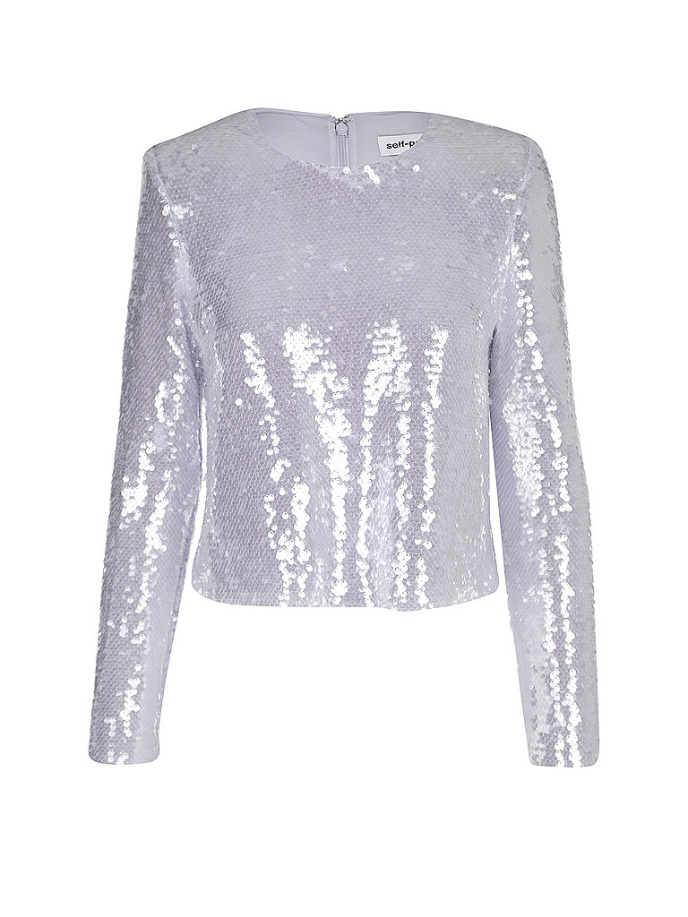 SELF-PORTRAIT Langarmshirt silber | 42 SELF-PORTRAIT Langarmshirt silber | 42 von SELF-PORTRAIT