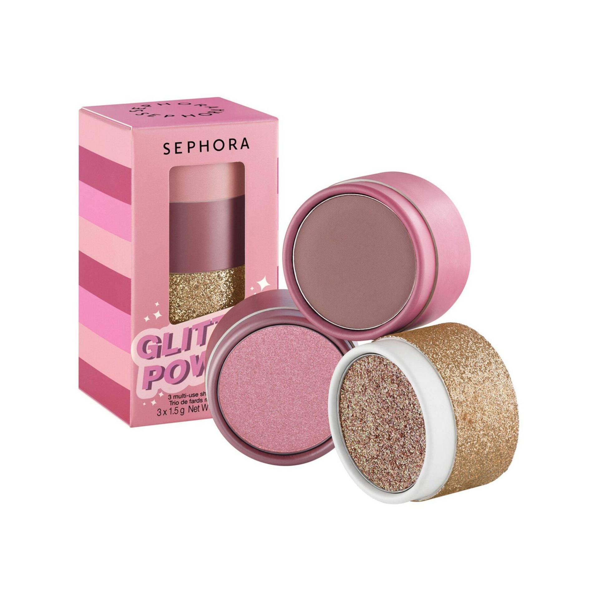 Glitter Power Multi Purpose Shadow- Trio Damen Pink power  3 x 1,5 g von SEPHORA