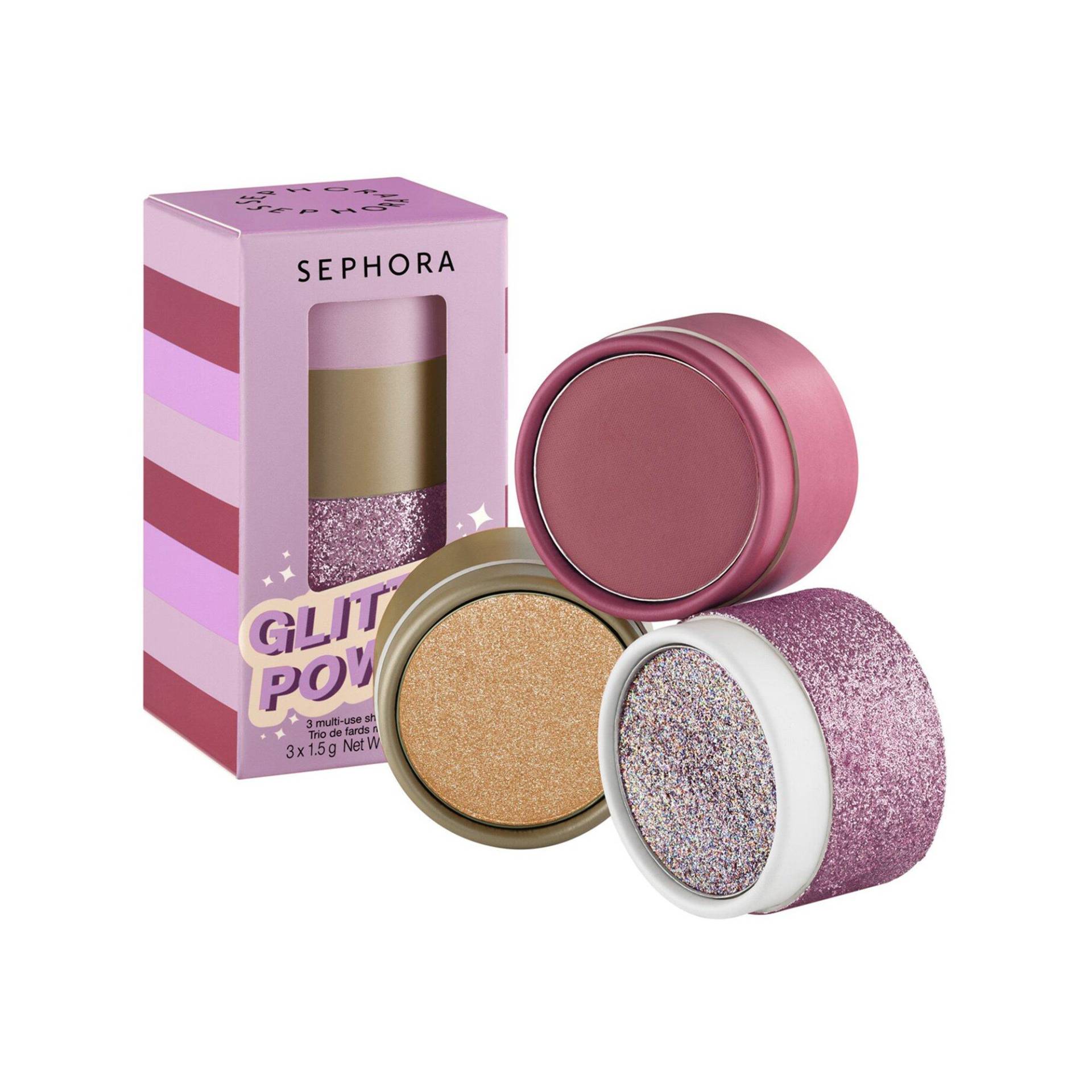 Glitter Power Multi Purpose Shadow- Trio Damen Purple power  3 x 1,5 g von SEPHORA