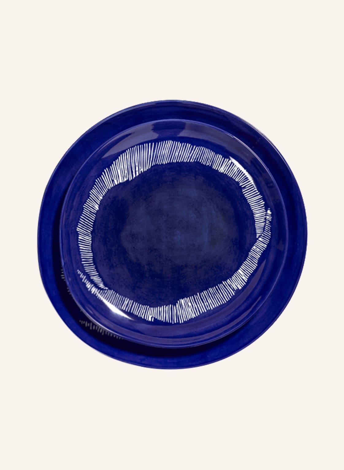 Serax 2er-Set Dessertteller Feast blau Serax 2er-Set Dessertteller Feast blau von SERAX