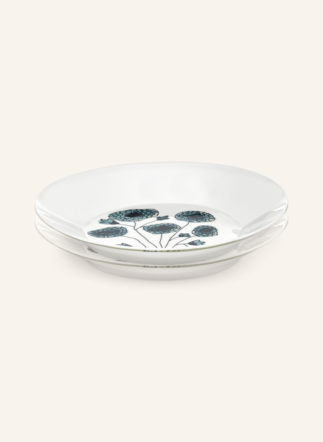 Serax 2er-Set Speiseteller Midnight Flowers Anemone M weiss Serax 2er-Set Speiseteller Midnight Flowers Anemone M weiss von SERAX
