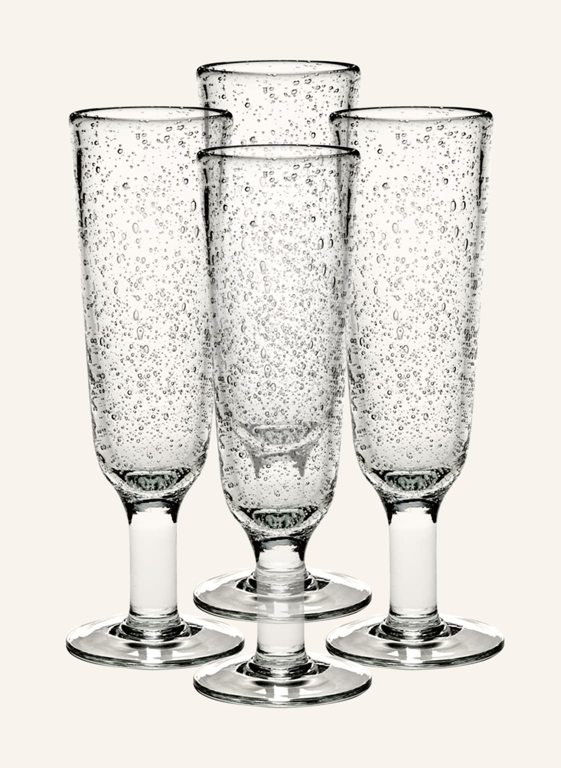 Serax 4er-Set Champagnergläser Pure transparent Serax 4er-Set Champagnergläser Pure transparent von SERAX