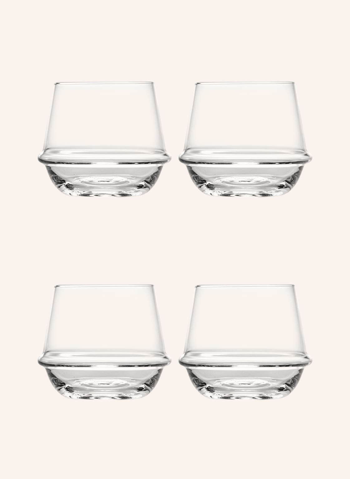 Serax 4er-Set Trinkgläser Dune S transparent Serax 4er-Set Trinkgläser Dune S transparent von SERAX
