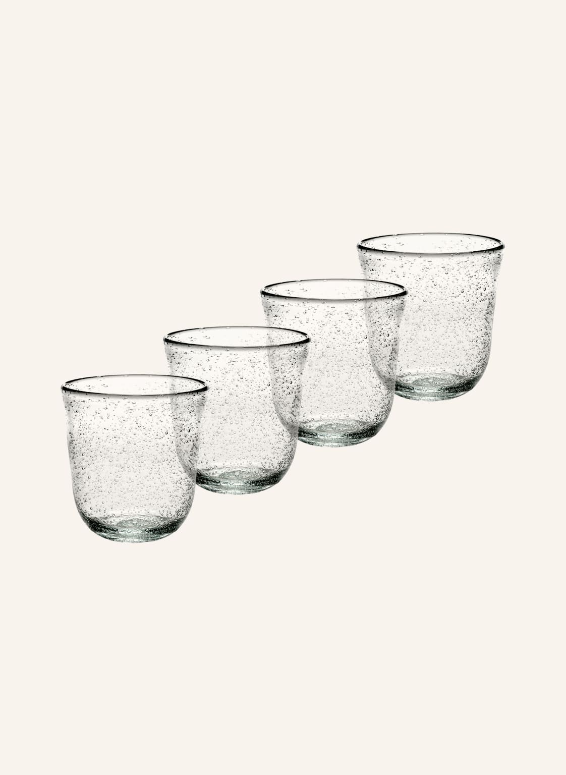 Serax 4er-Set Trinkgläser Pure transparent Serax 4er-Set Trinkgläser Pure transparent von SERAX