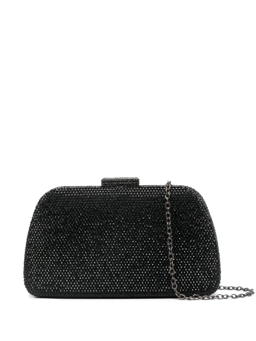 SERPUI Josephine rhinestone-embellished clutch bag - Black von SERPUI