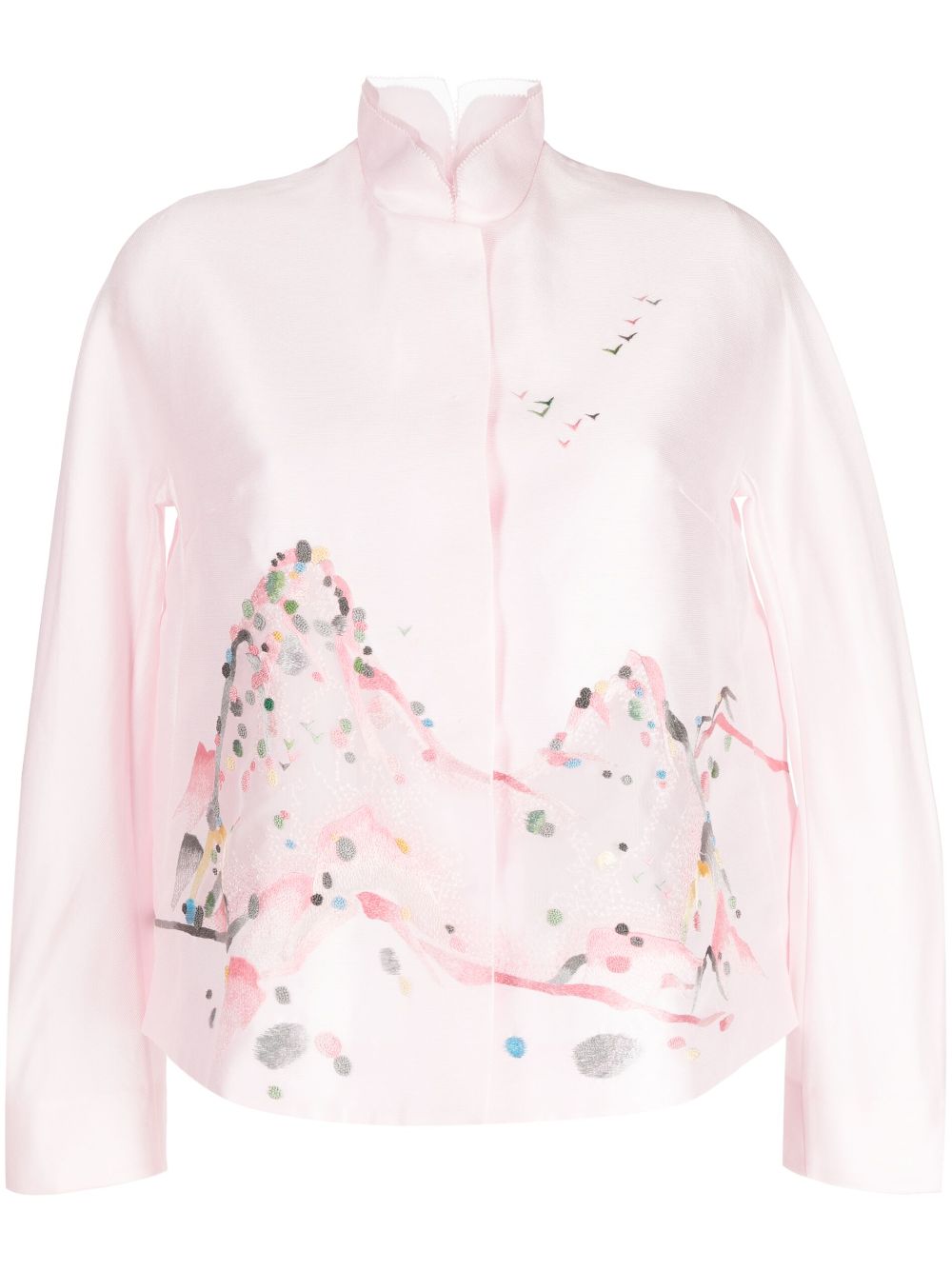 SHIATZY CHEN Renascent Collection organza-panels jacket - Pink von SHIATZY CHEN