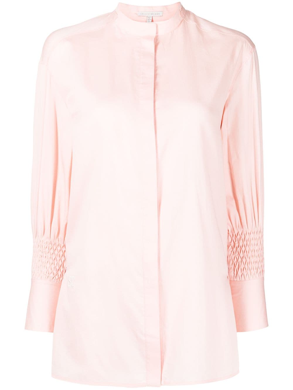 SHIATZY CHEN cotton embroidered sleeve shirt - Pink von SHIATZY CHEN