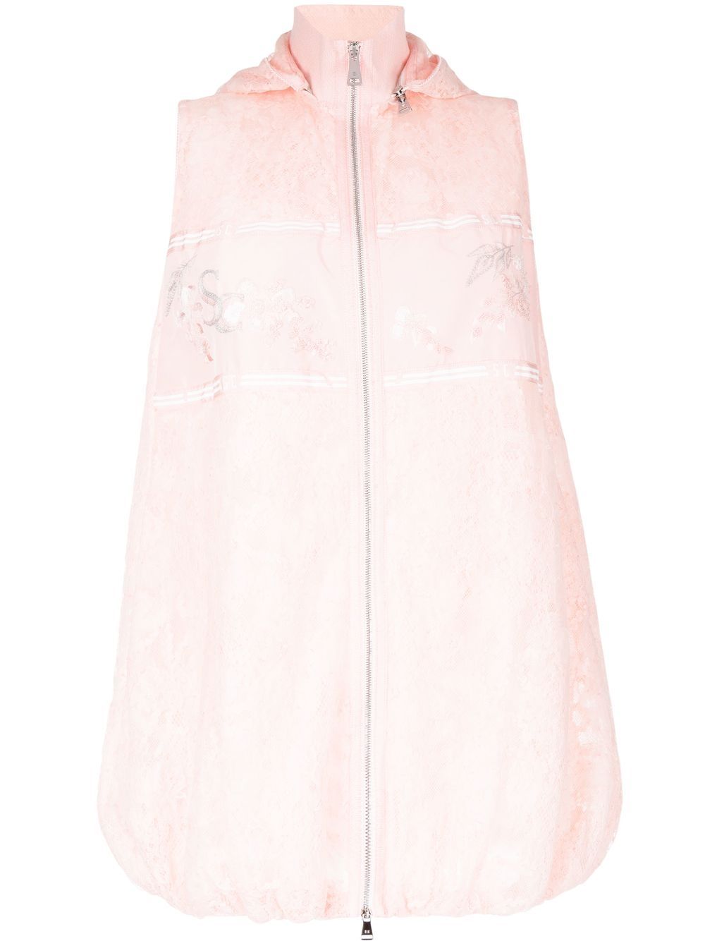 SHIATZY CHEN sleeveless sequin-embroidered lace jacket - Pink von SHIATZY CHEN