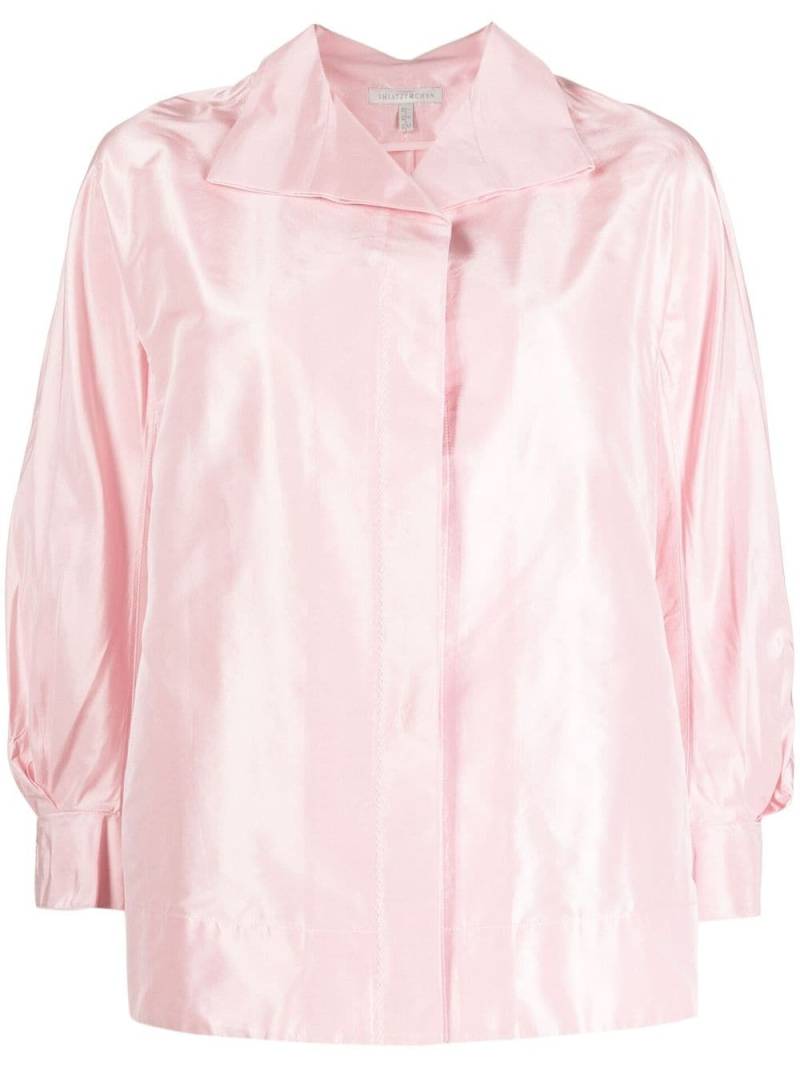 SHIATZY CHEN wide collar silk shirt - Pink von SHIATZY CHEN