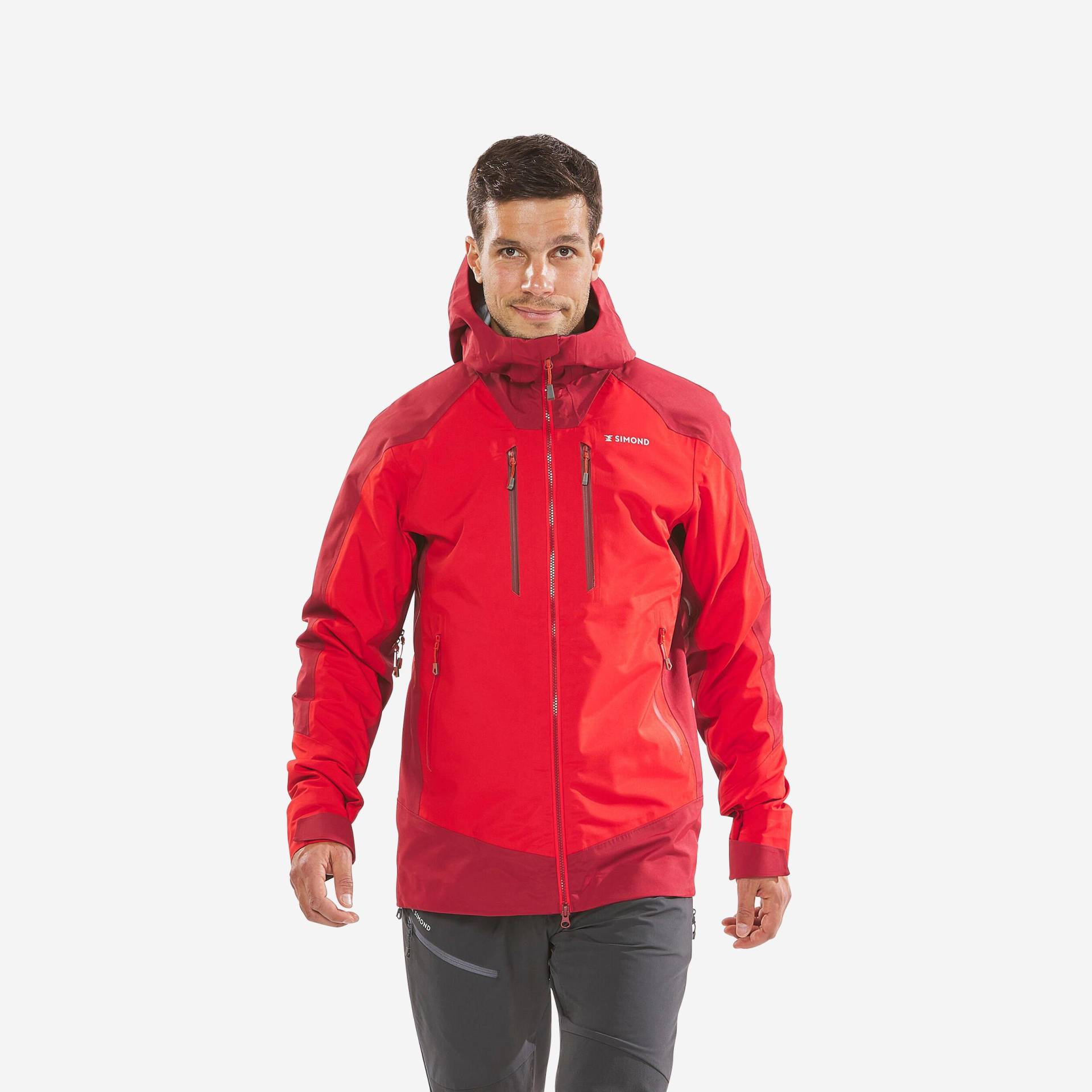 Jacke - Alpinism Evo Herren Dunkelrot L von SIMOND