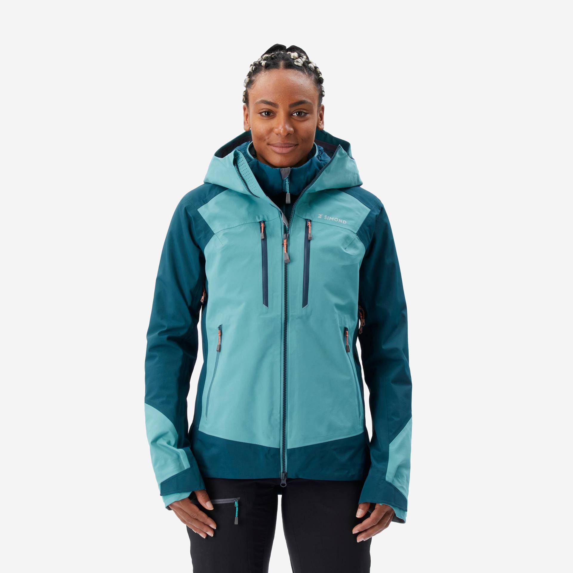 Jacke - Evo Damen Blau Bedruckt M von SIMOND