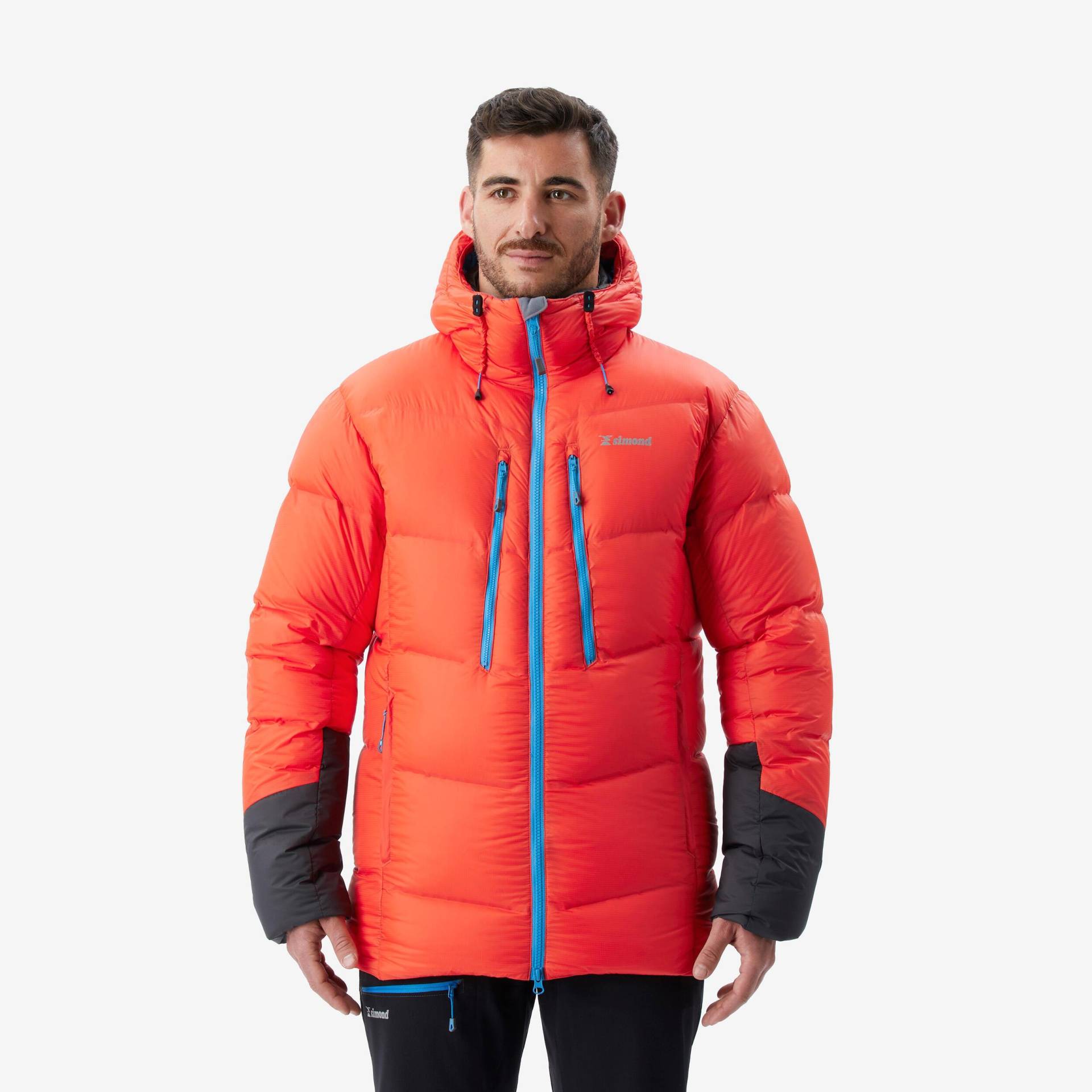 Daunenjacke - Makalu Herren Rot Bunt XL von SIMOND