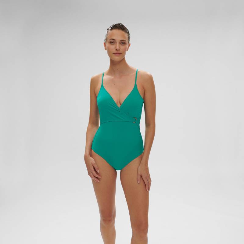 Badeanzug Damen Grün Transparent 42 von SIMONE PERELE