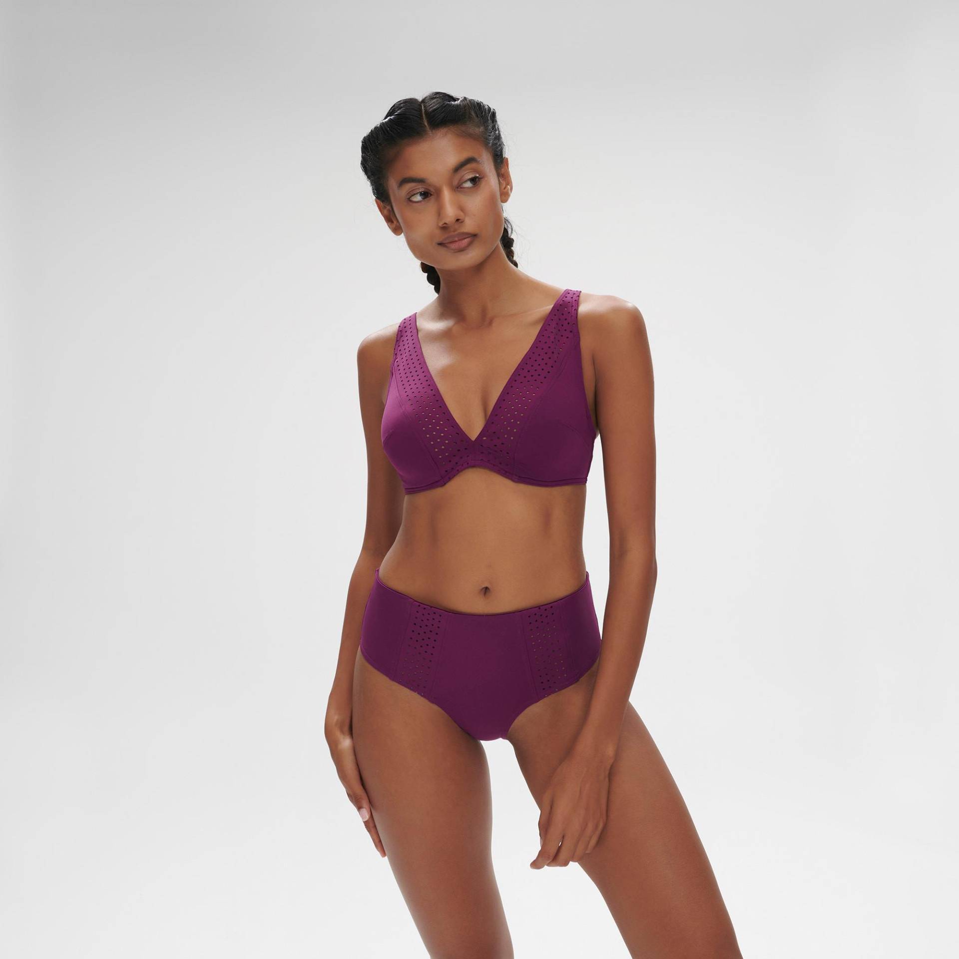 Bikini Unterteil, Slip Damen Steingrau 42 von SIMONE PERELE