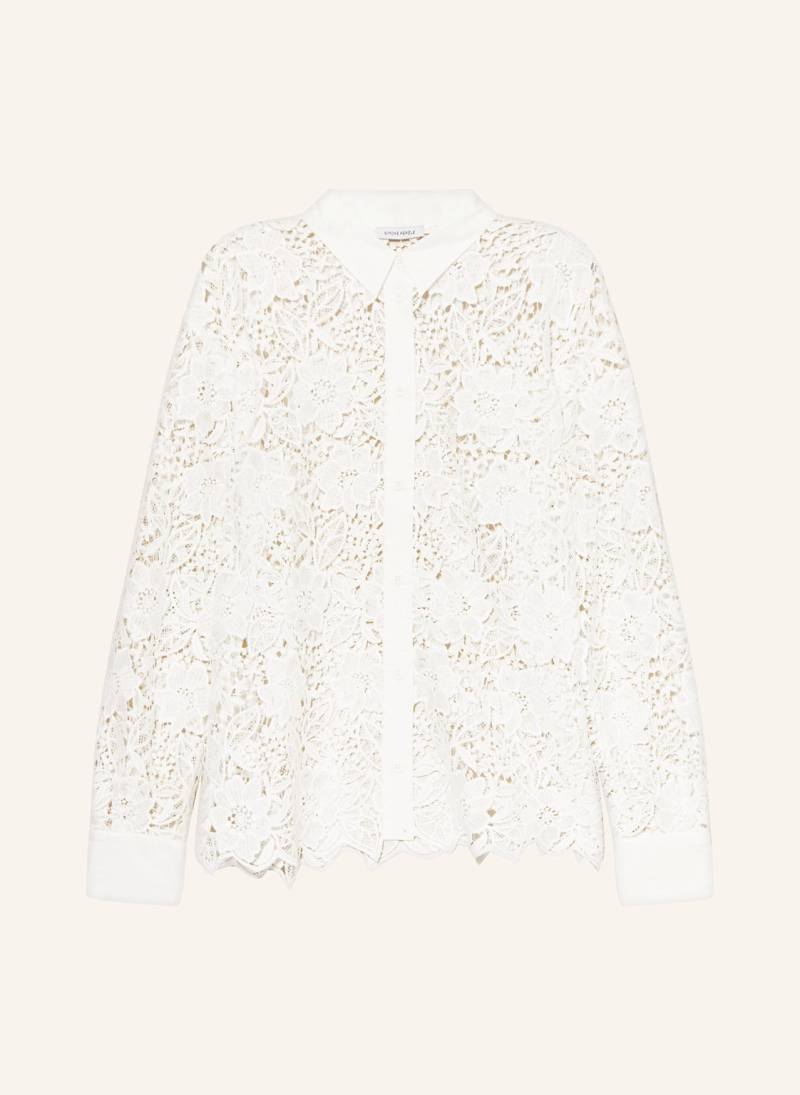 Simone Pérèle Hemdbluse Louison Aus Spitze weiss von SIMONE PÉRÈLE