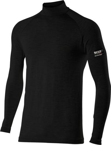 SIXS Funktions T-Shirt TS3 Merino - schwarz (Grösse: L/XL) von SIXS