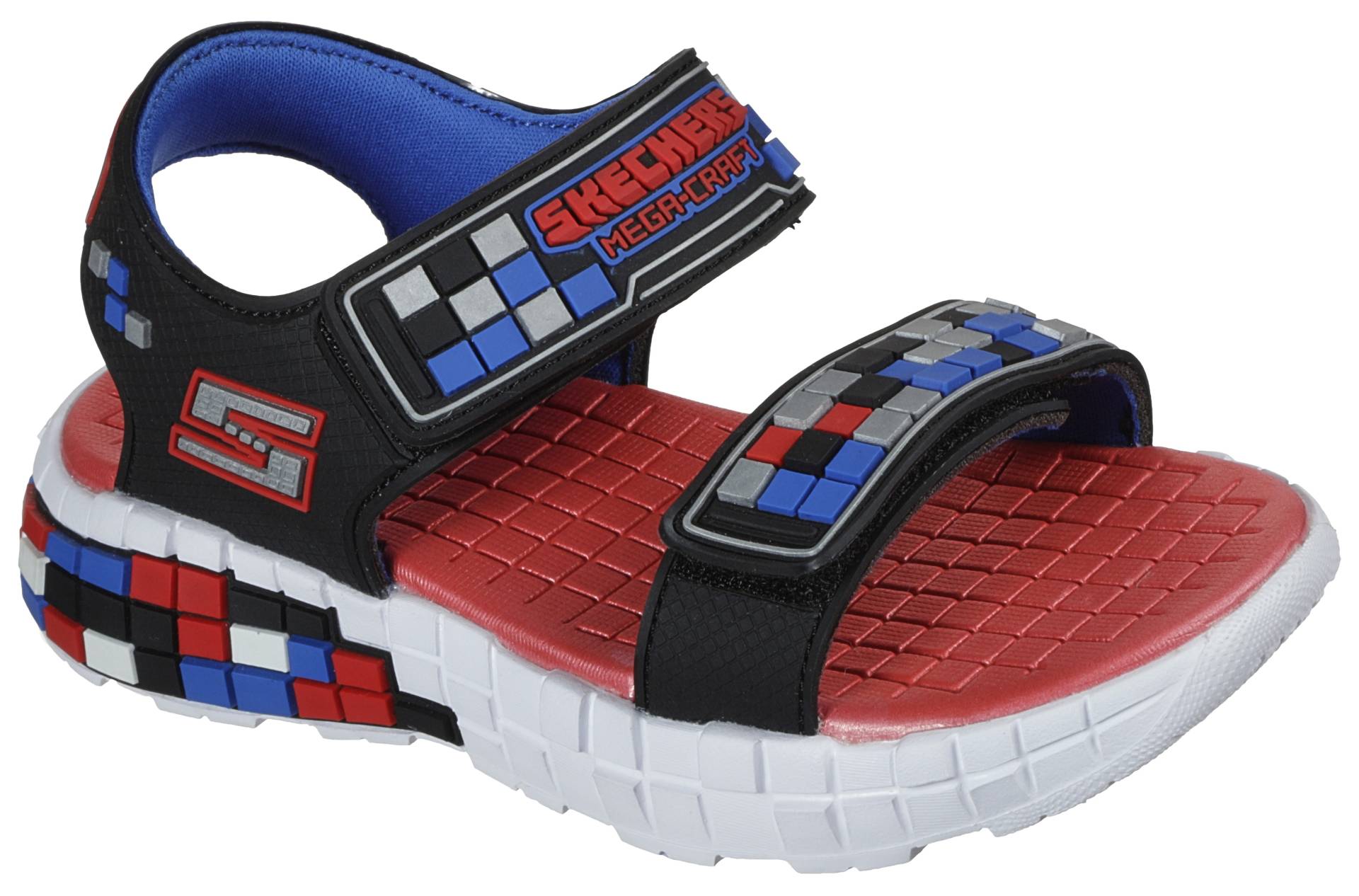 Skechers Kids Sandale »MEGA-CRAFT SANDAL«, Sommerschuh, Klettschuh, Sandalette, im coolen Pixel-Look von SKECHERS Kids