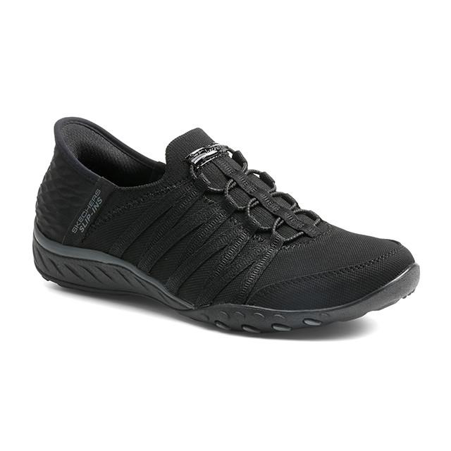 Slips-ins Breathe Easy Roll With Me Damen Schwarz 41 von SKECHERS