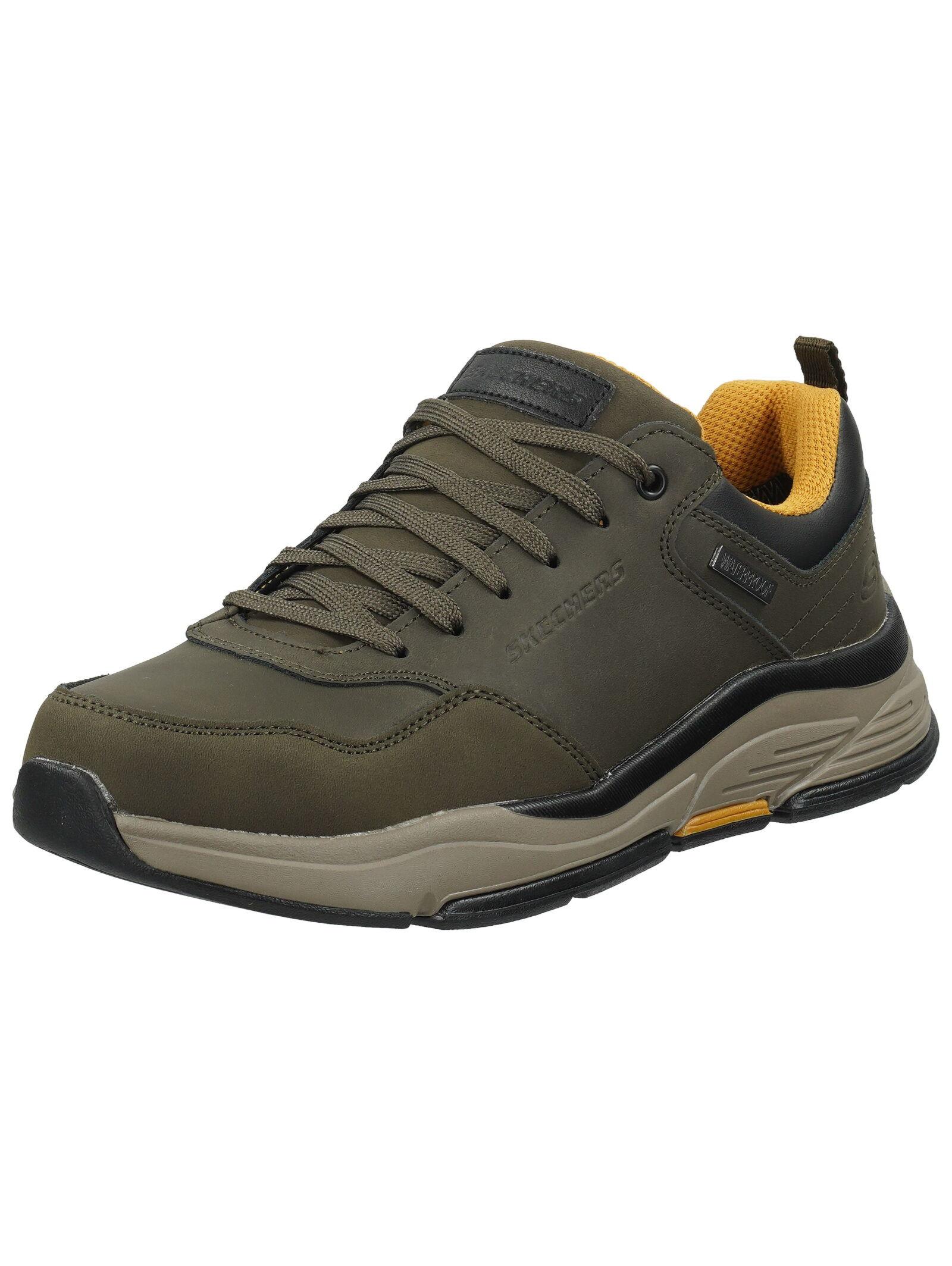 Sneaker 210021 Herren Olivegrün 44 von SKECHERS