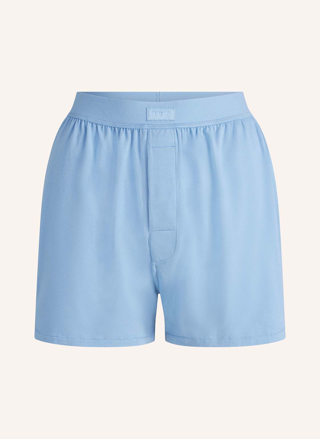 Skims Lounge-Shorts Boyfriend blau von SKIMS