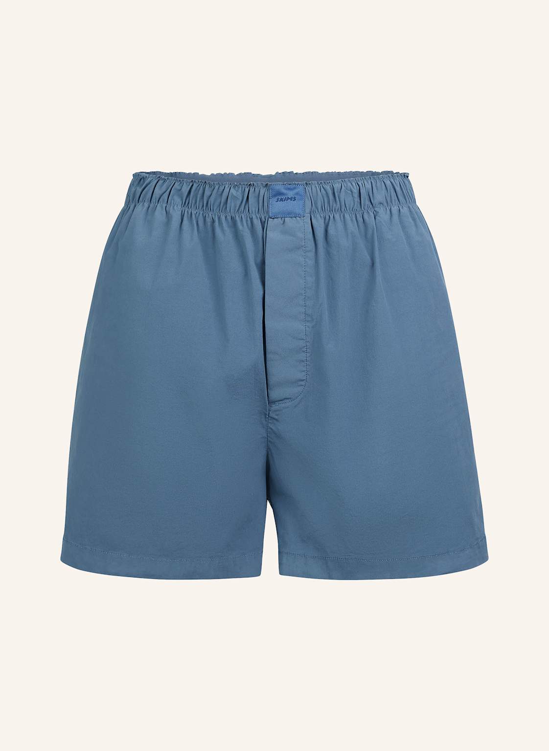 Skims Lounge-Shorts Cotton Poplin blau Skims Lounge-Shorts Cotton Poplin blau von SKIMS