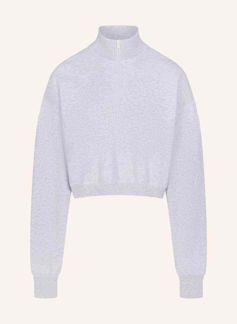 Skims Lounge-Sweatshirt Cotton Fleece grau von SKIMS