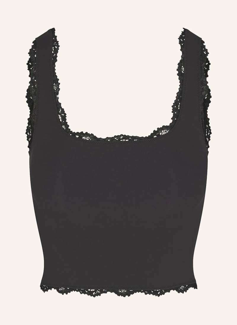Skims Lounge-Top Fits Everybody Lace weiss von SKIMS