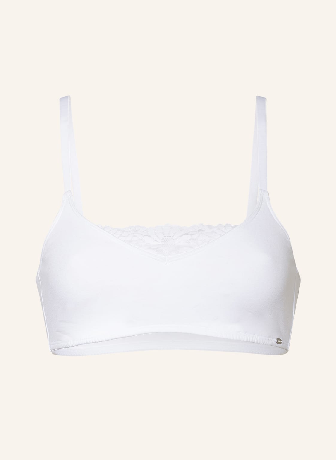 Skiny Bustier Cotton Lace weiss von SKINY