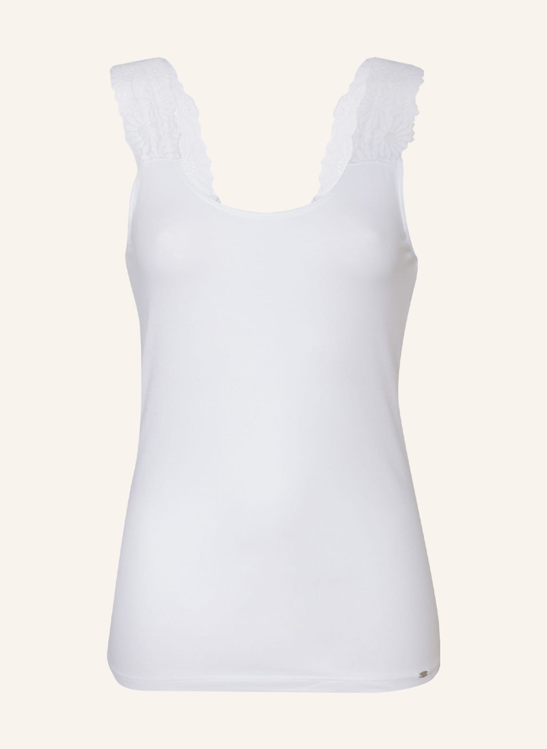 Skiny Top Every Day In Cotton weiss von SKINY