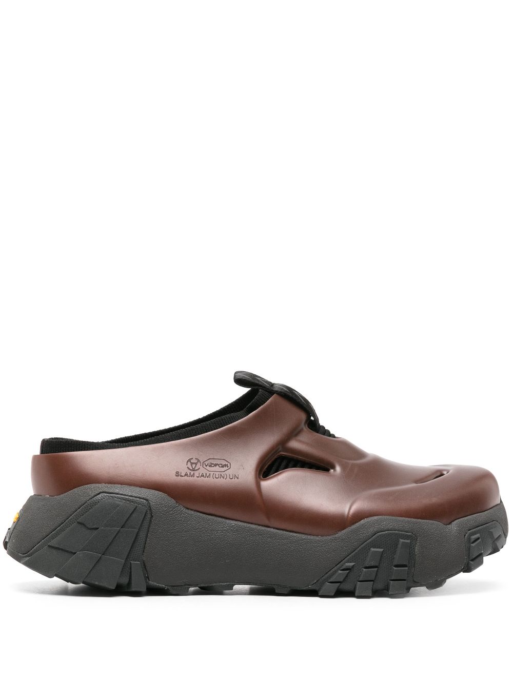 SLAM JAM X VIBRAM Rubber Core slip-on sneakers - Brown von SLAM JAM X VIBRAM